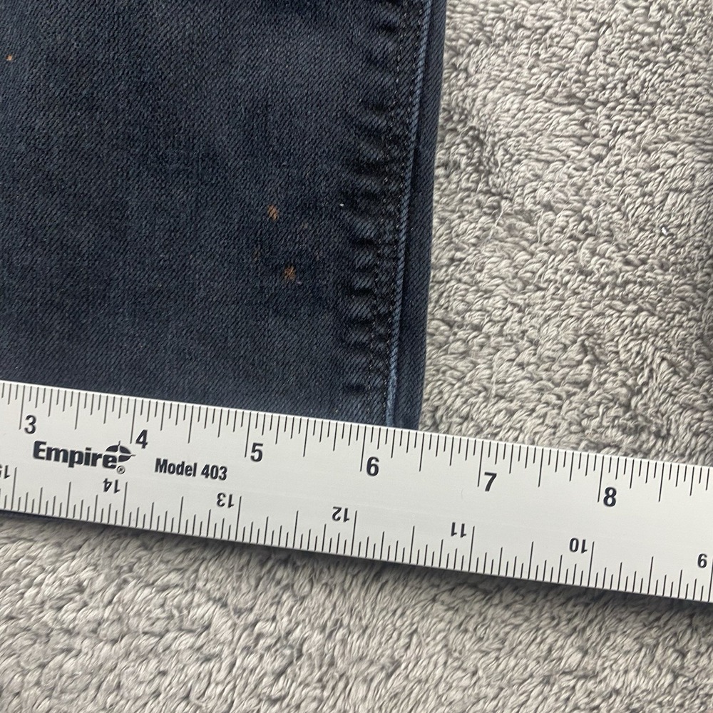 Levi's 571 Slim Fit Jeans Womens 29x27.5 Black Low‎ rise - Picture 5 of 16